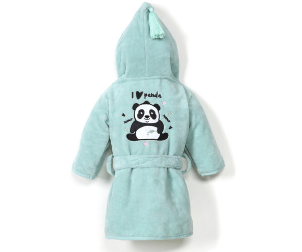 Μπουρνούζι Bamboo Small Mint # I Love Panda - Image 2