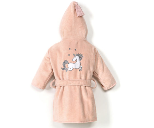 Μπουρνούζι Bamboo Small Powder Pink Sugar Unicorn - Image 2