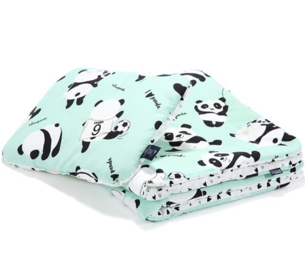 Βρεφικό Bedding Set I Love Panda Mint