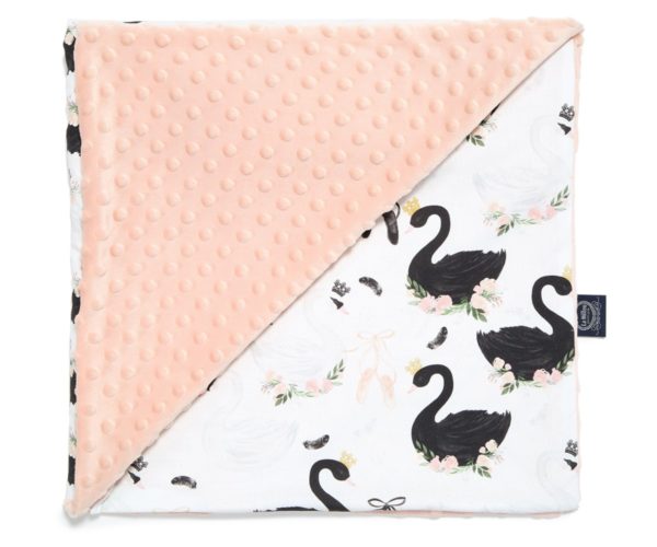 Λεπτή Κουβερτούλα Moonlight Swan Minky Powder Pink - Image 2