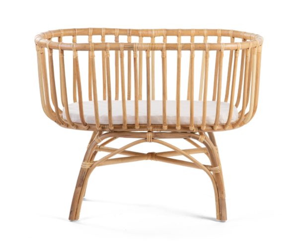 Rattan Λίκνο Childhome & Στρώμα - Image 2