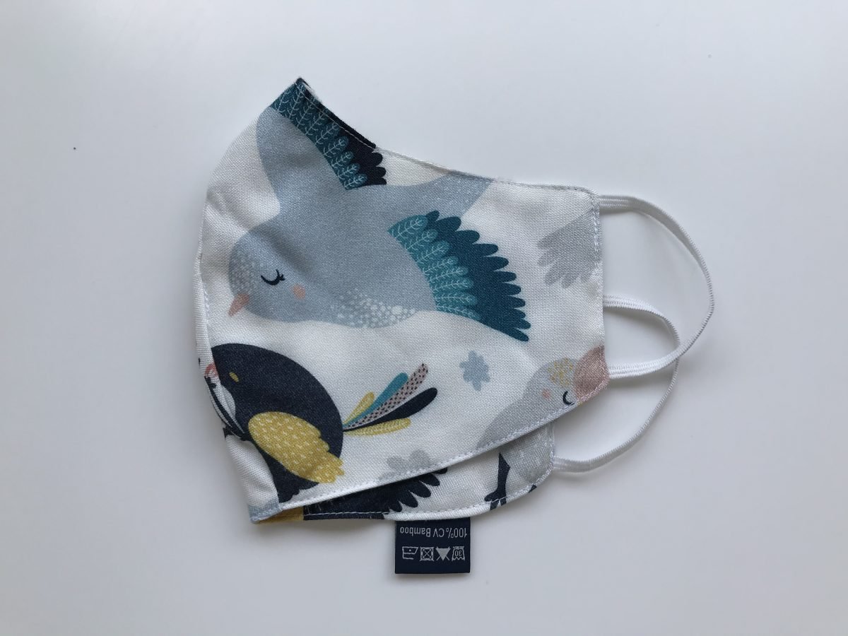 Bamboo Face Mask - Cute Birds