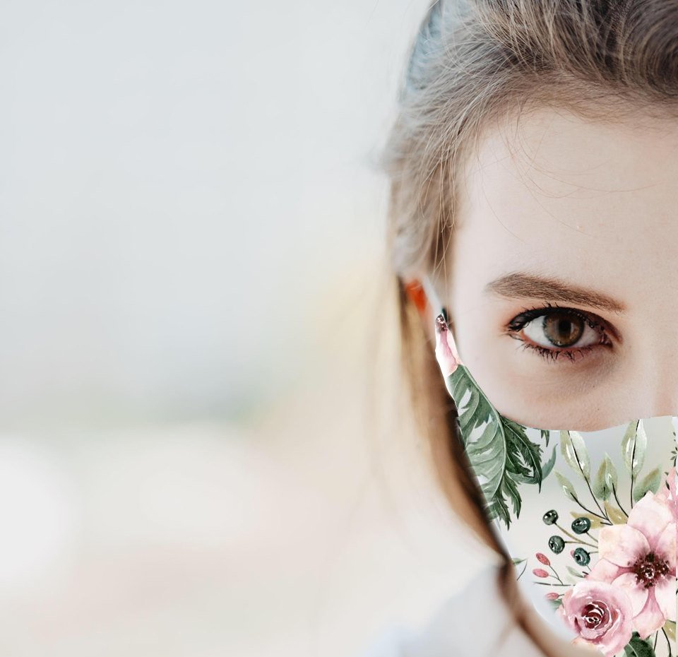 Bamboo Face Mask - Wild Blossom