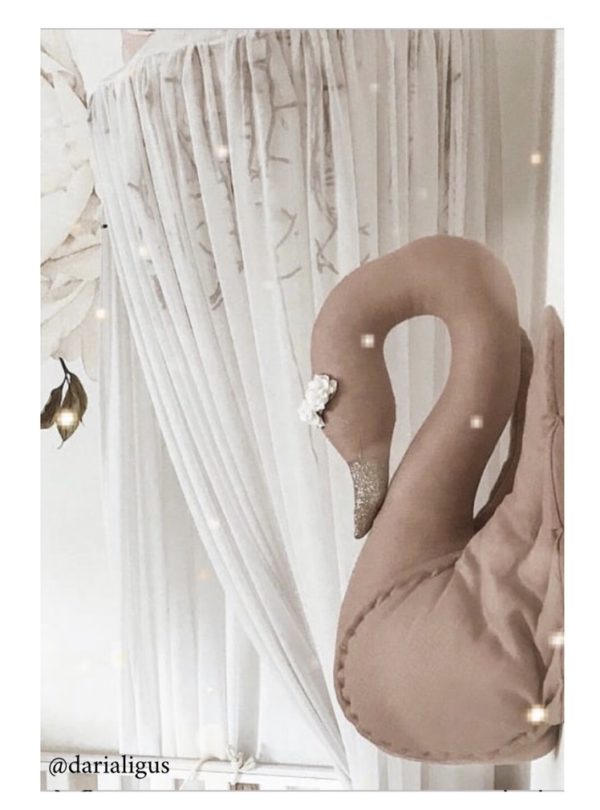 The Linen Powder Swan - Love Me Decoration - Image 2