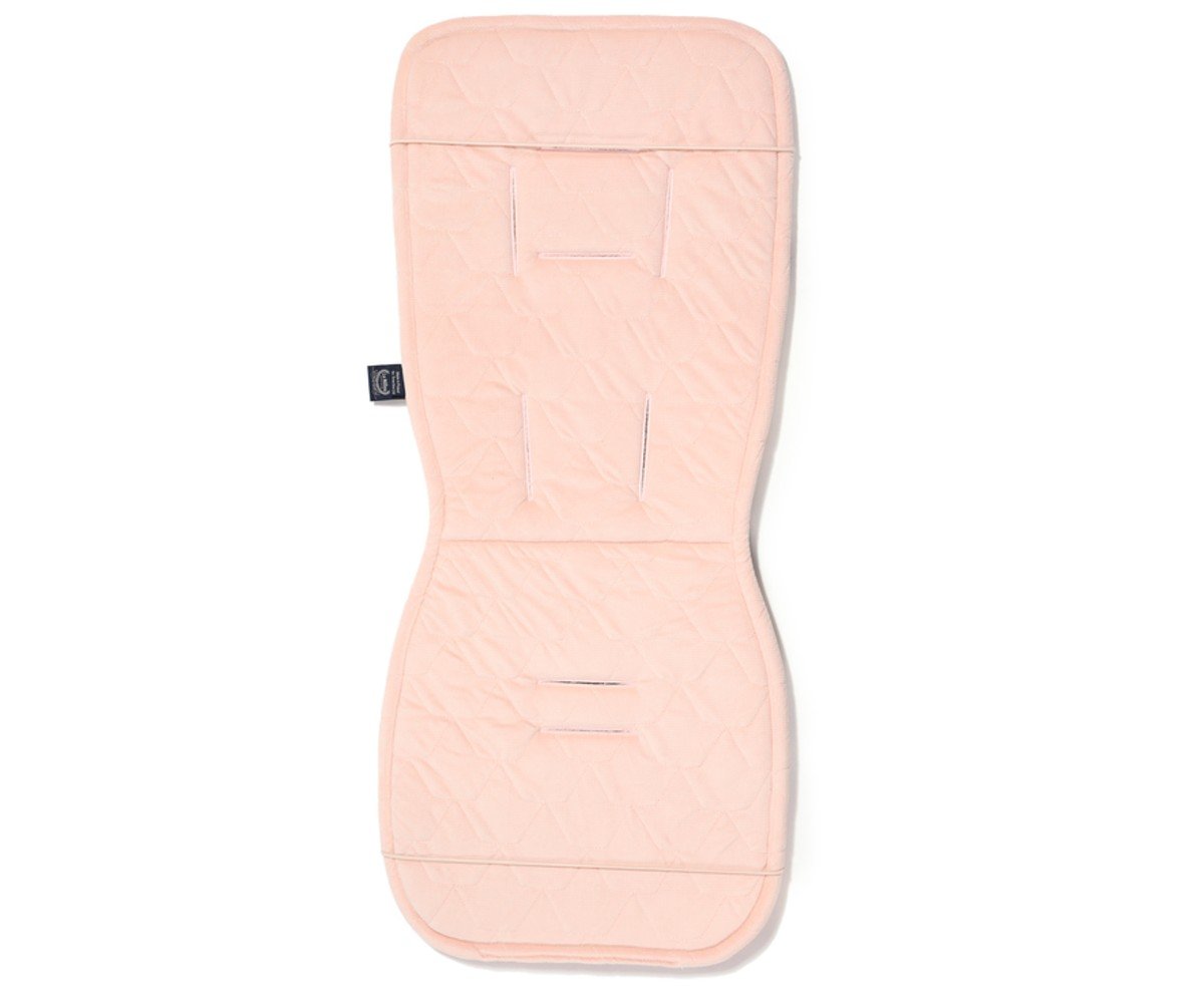 Organic Jersey Stroller Pad - Dream Lunapark Velvet Powder Pink - Image 2