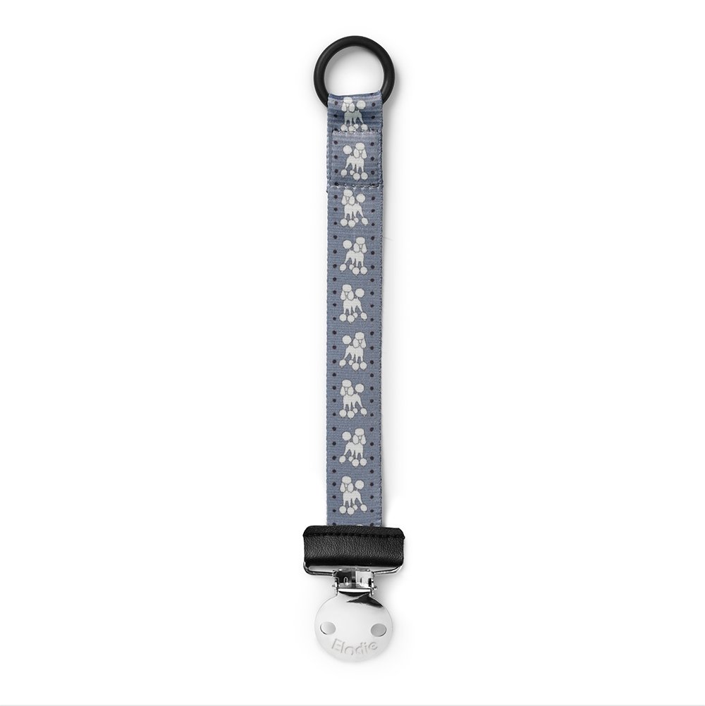 Pacifier Clip -Rebel Poodle Paul