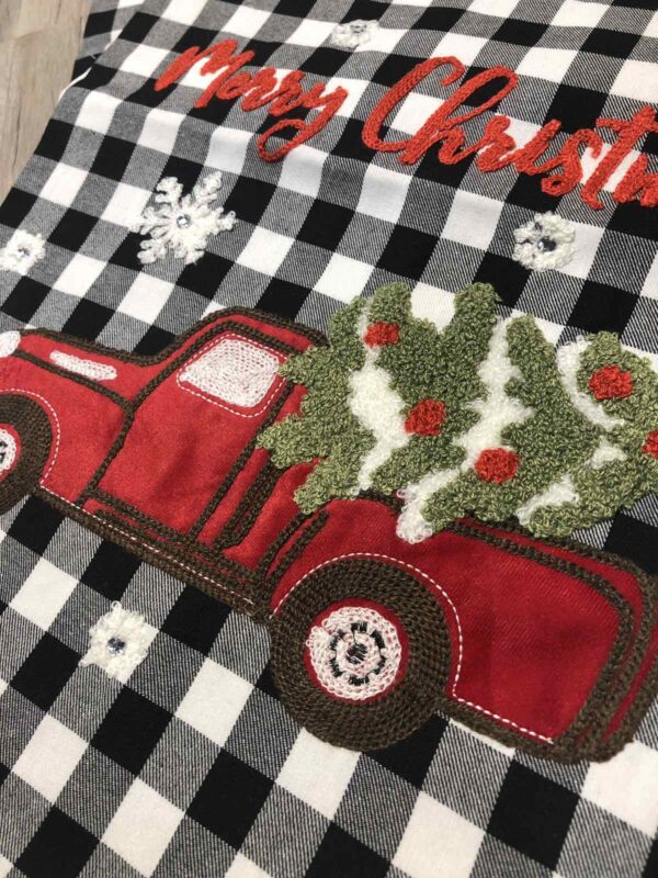 Plaid Christmas Car - Runner - Image 2