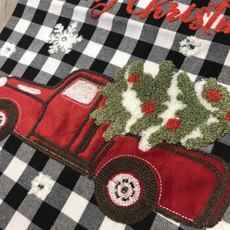 Plaid Christmas Car – Runner