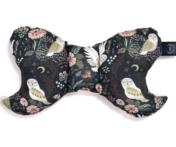 Organic Jersey Angel’s Wings - Magic Owl - Minky Powder Pink