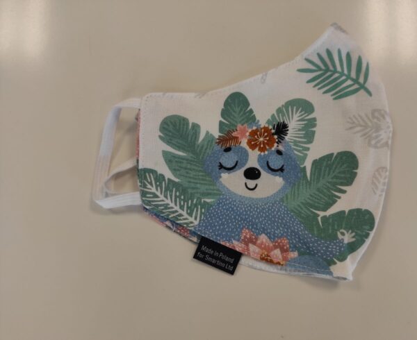 Bamboo Face Mask - Yoga Candy Sloths