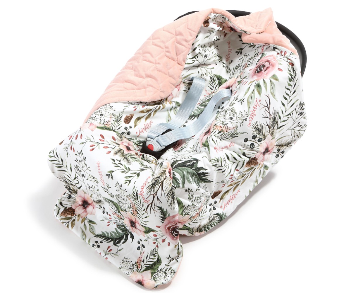 Wild Blossom Κουβέρτα Car Seat Classic Powder Pink