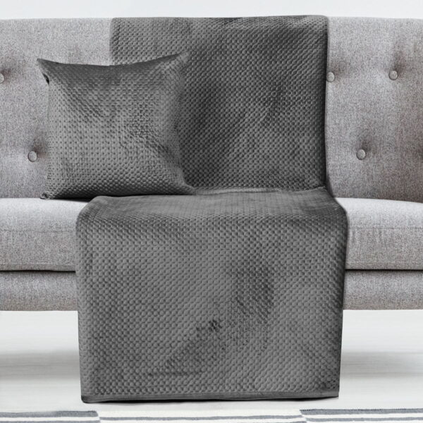 Velvety Ριχτάρι Art 8351 - Γκρί