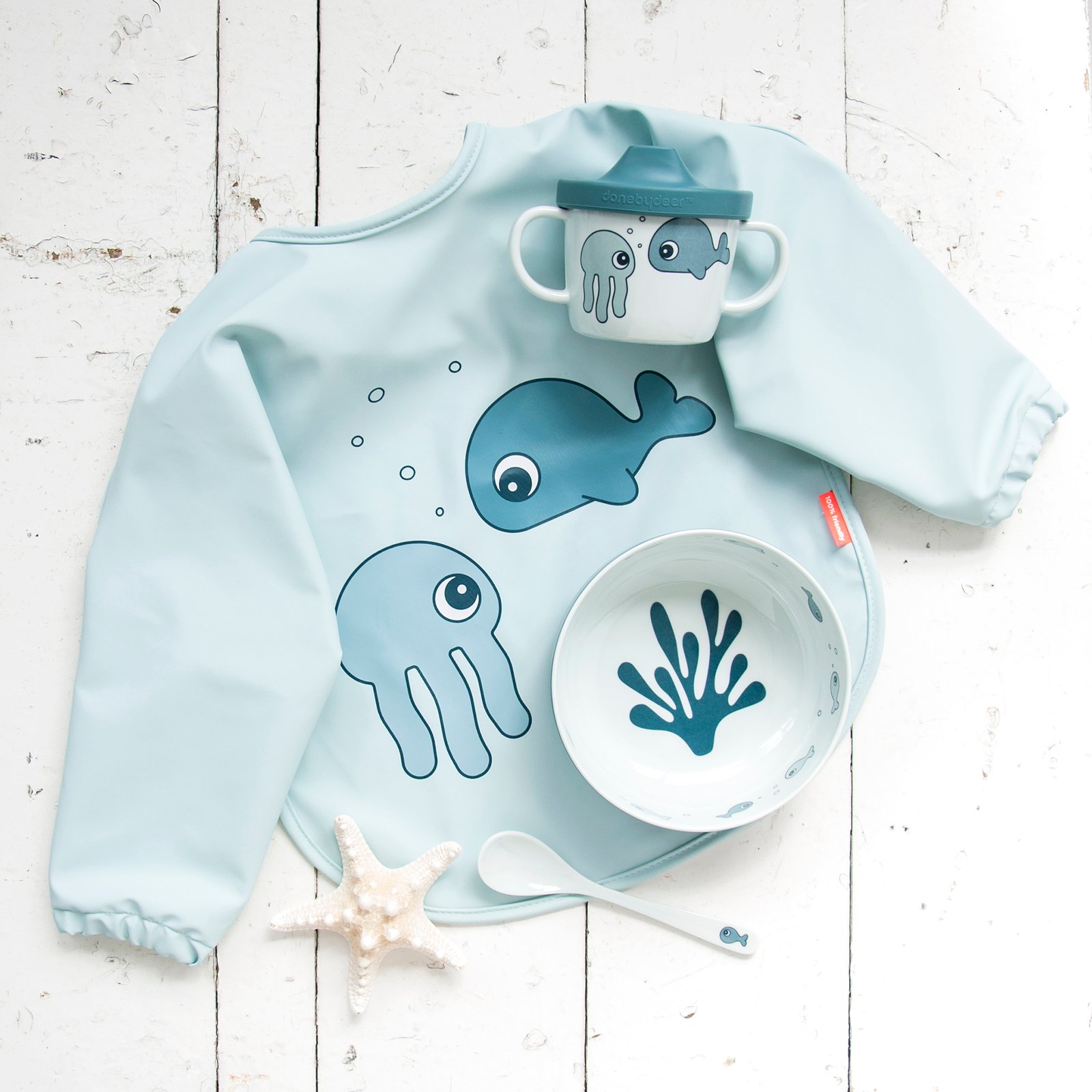 Sea Friends Blue - Σετ Φαγητού First Meal -Done By Deer - Image 2