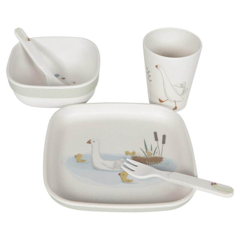 Little Goose- Σετ Φαγητού Bamboo - Little Dutch - Image 2