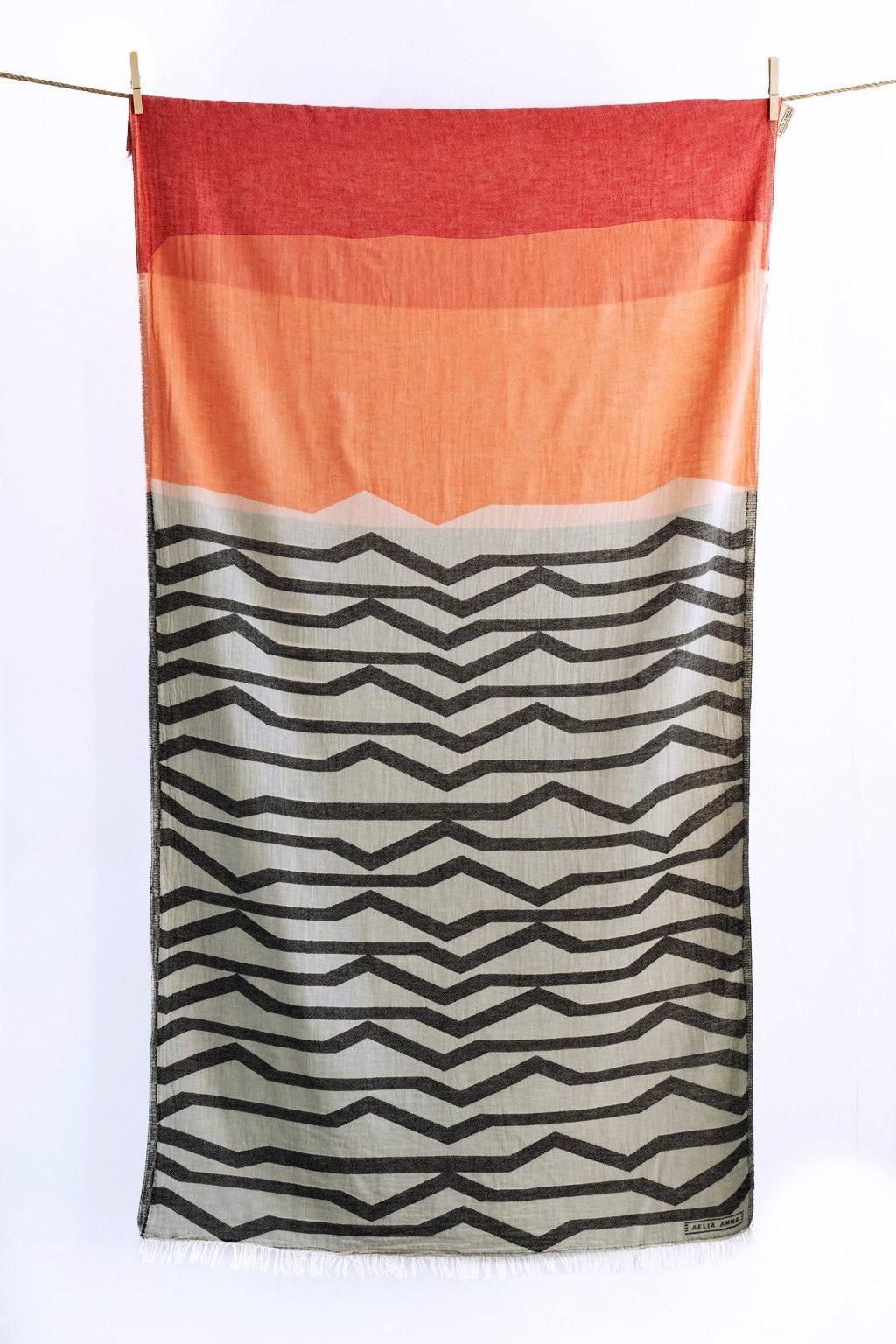 Nisyros Pestemal - Red & Coral