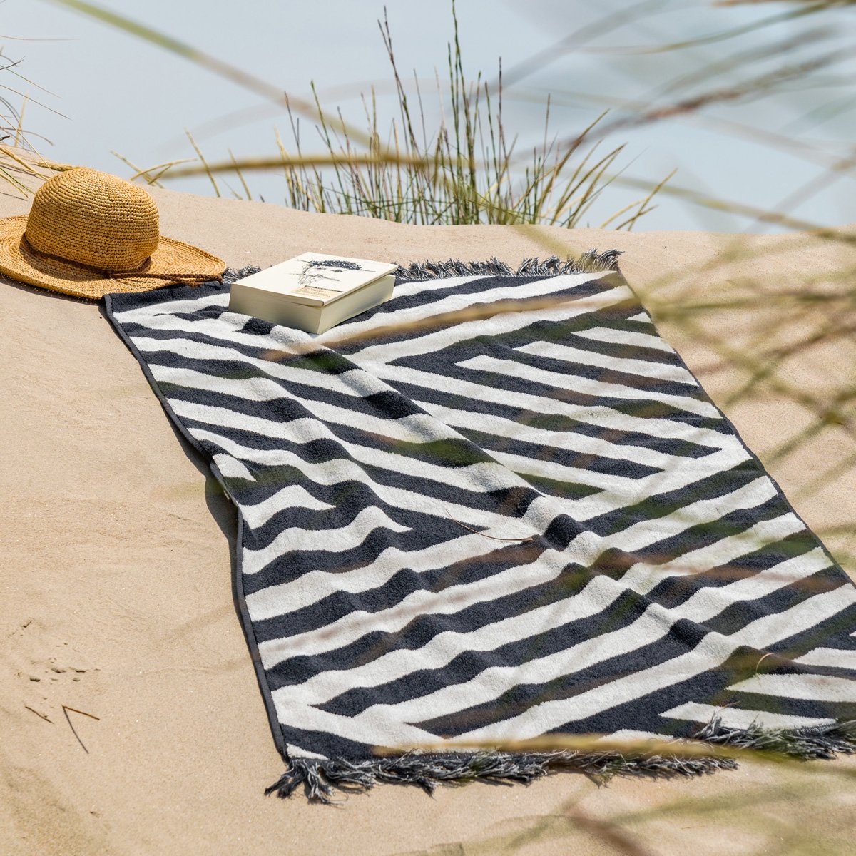Summer Breeze Black Coal - Πετσέτα Θαλάσσης - Image 5