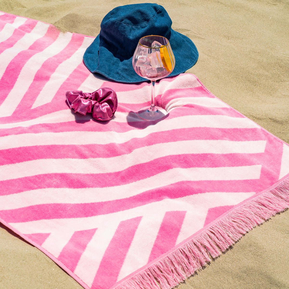 Summer Breeze Pink Gum - Πετσέτα Θαλάσσης