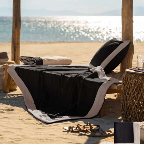 Coral Sense Black Coal/ Sand - Μαξιλαράκι Ξαπλώστρας - Image 3