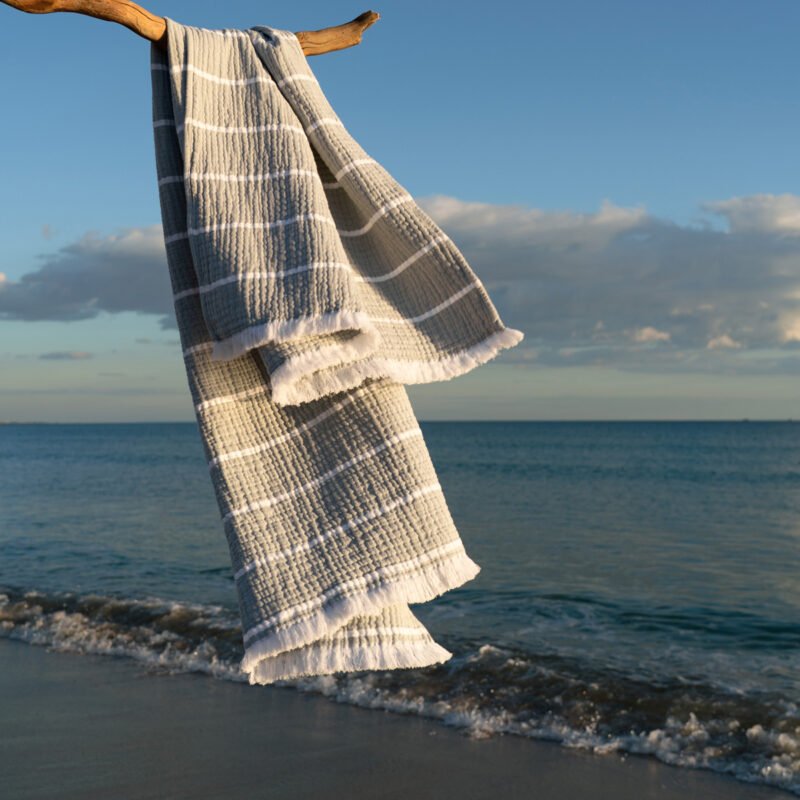 Beach Suit Water Grey – Πετσέτα Θαλάσσης