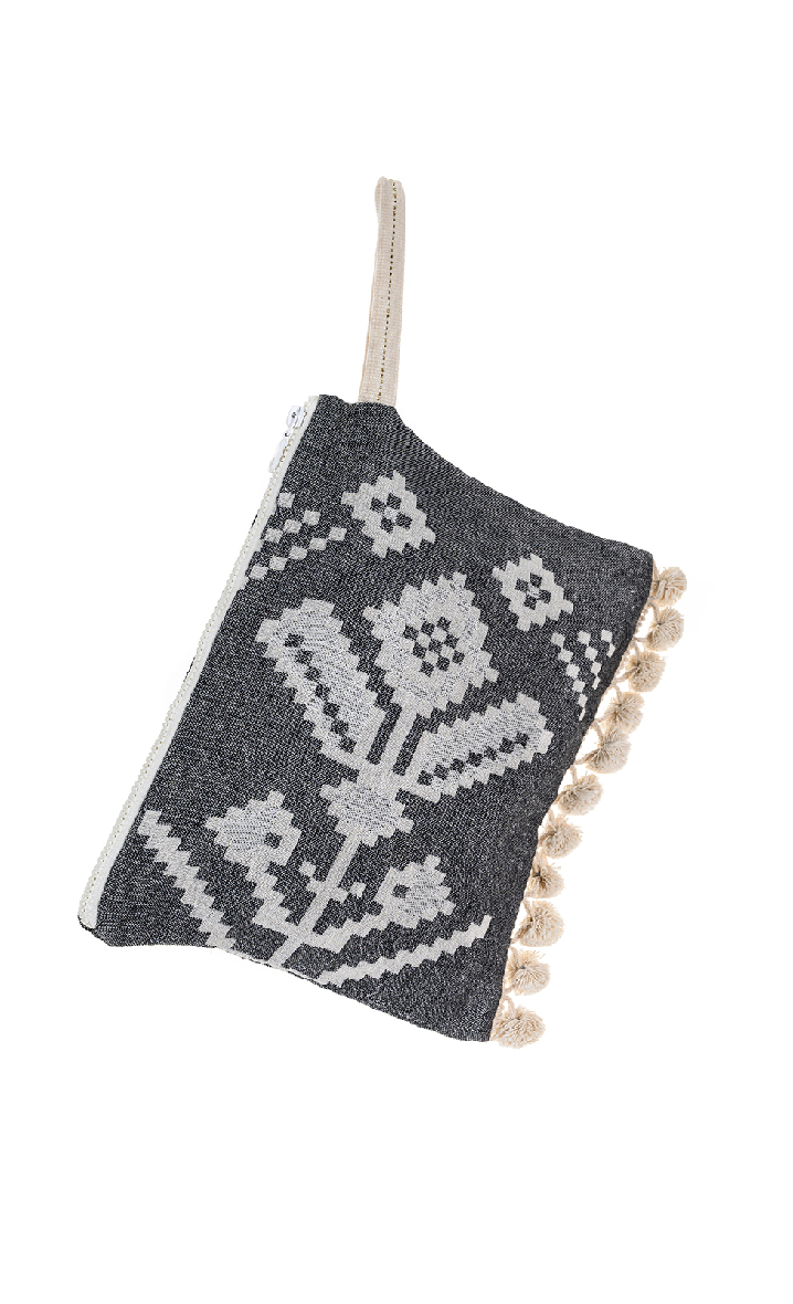 Kentima Necessaire Black Ponpon