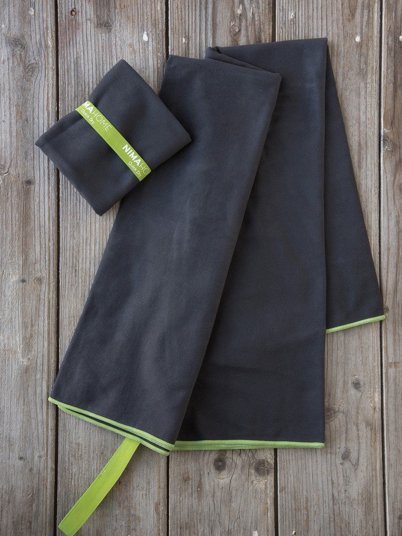 Riva - Black - Quick Dry Πετσέτα Θαλάσσης