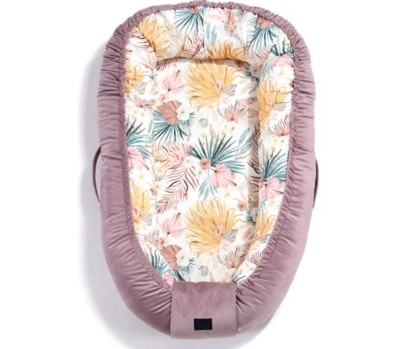 Baby Nest Boho Palms Light -French Lavender