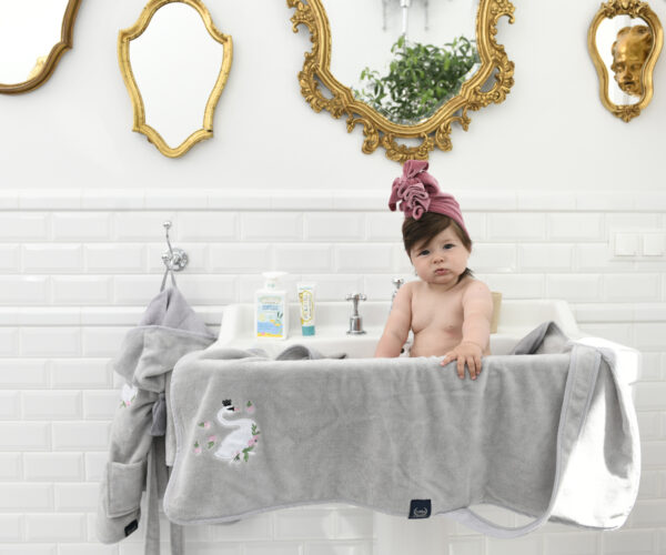 Πετσέτα Bamboo Newborn - Powder Pink - Fly Me To The Moon - Nude - Image 4