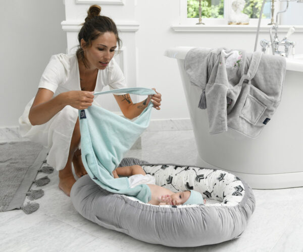Πετσέτα Bamboo Newborn - Powder Pink - Fly Me To The Moon - Nude - Image 6
