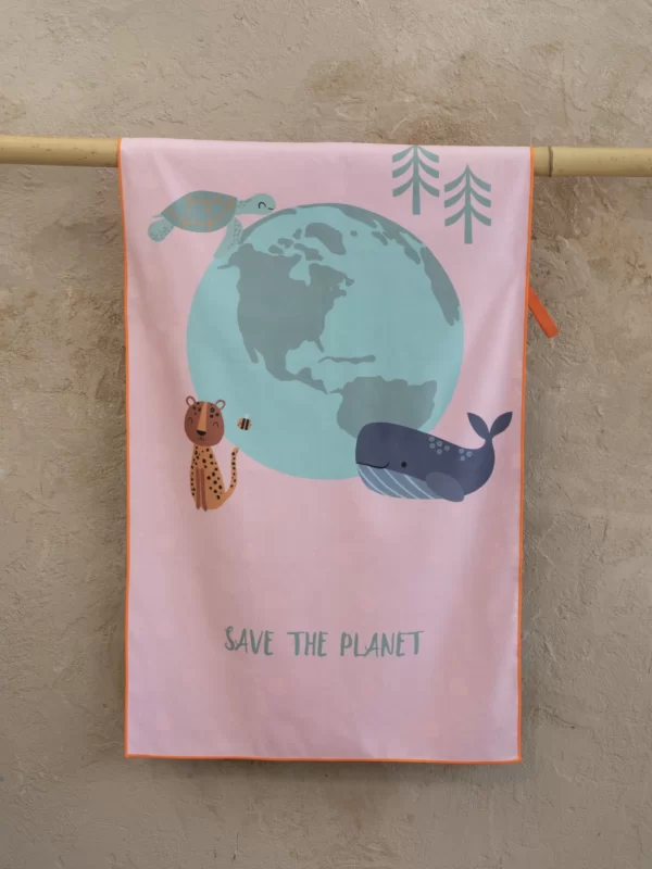 Save The Planet - Quick Dry Πετσέτα Θαλάσσης