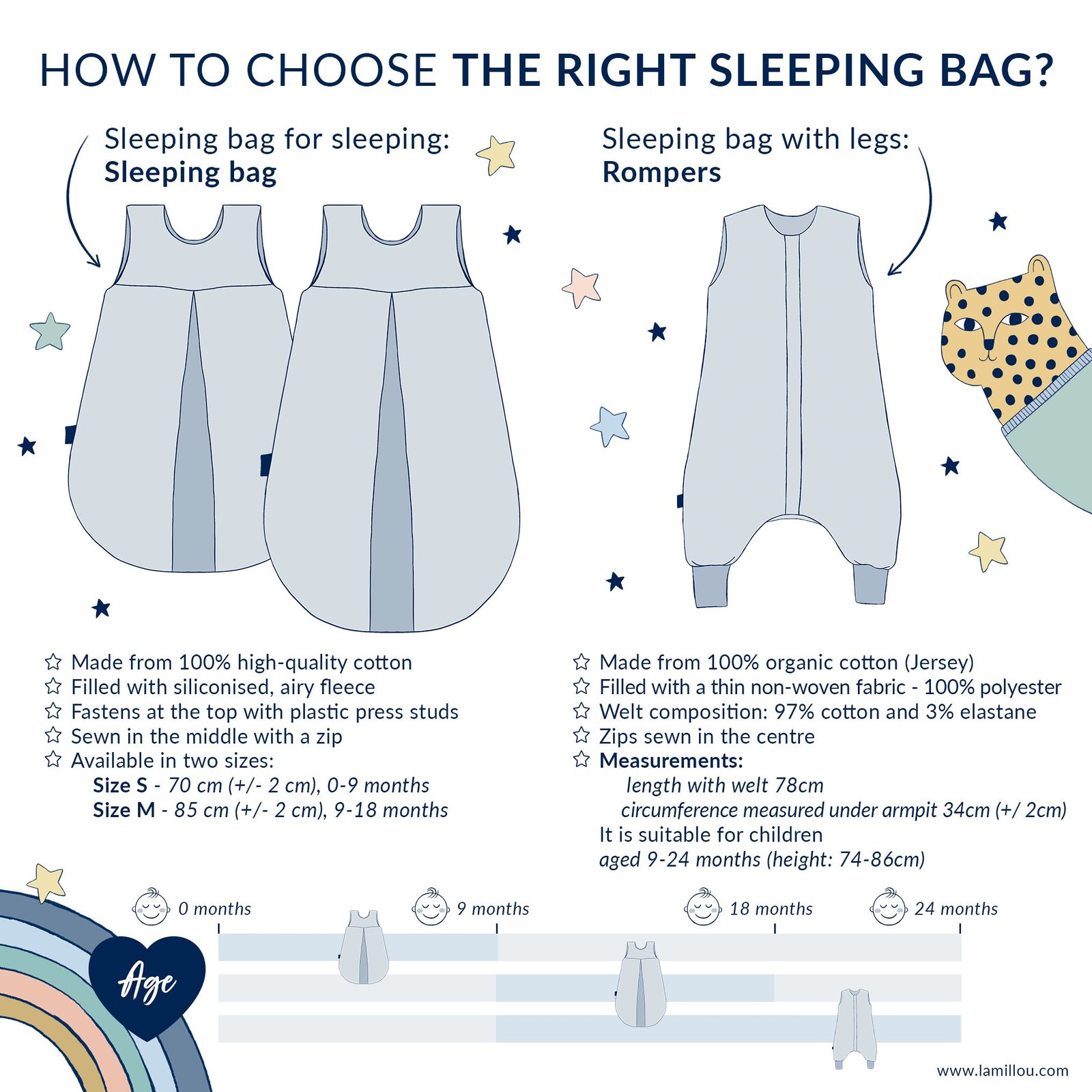 Dundee & Friends Sleeping Bag Pink 2 Μεγέθη - Image 2