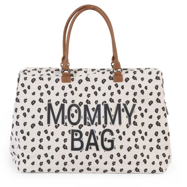 Τσάντα Αλλαγής Childhome Mommy Bag Big Canvas Leopard