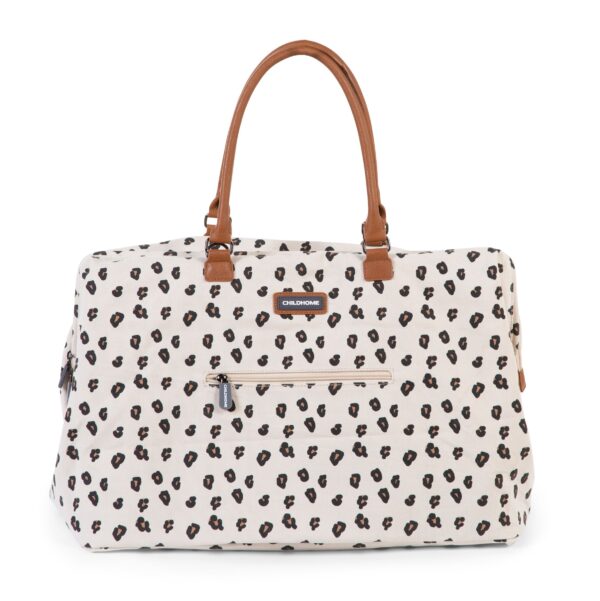 Τσάντα Αλλαγής Childhome Mommy Bag Big Canvas Leopard - Image 5