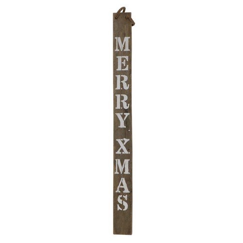 Ξύλινη Πινακίδα με Μήνυμα Merry Xmas