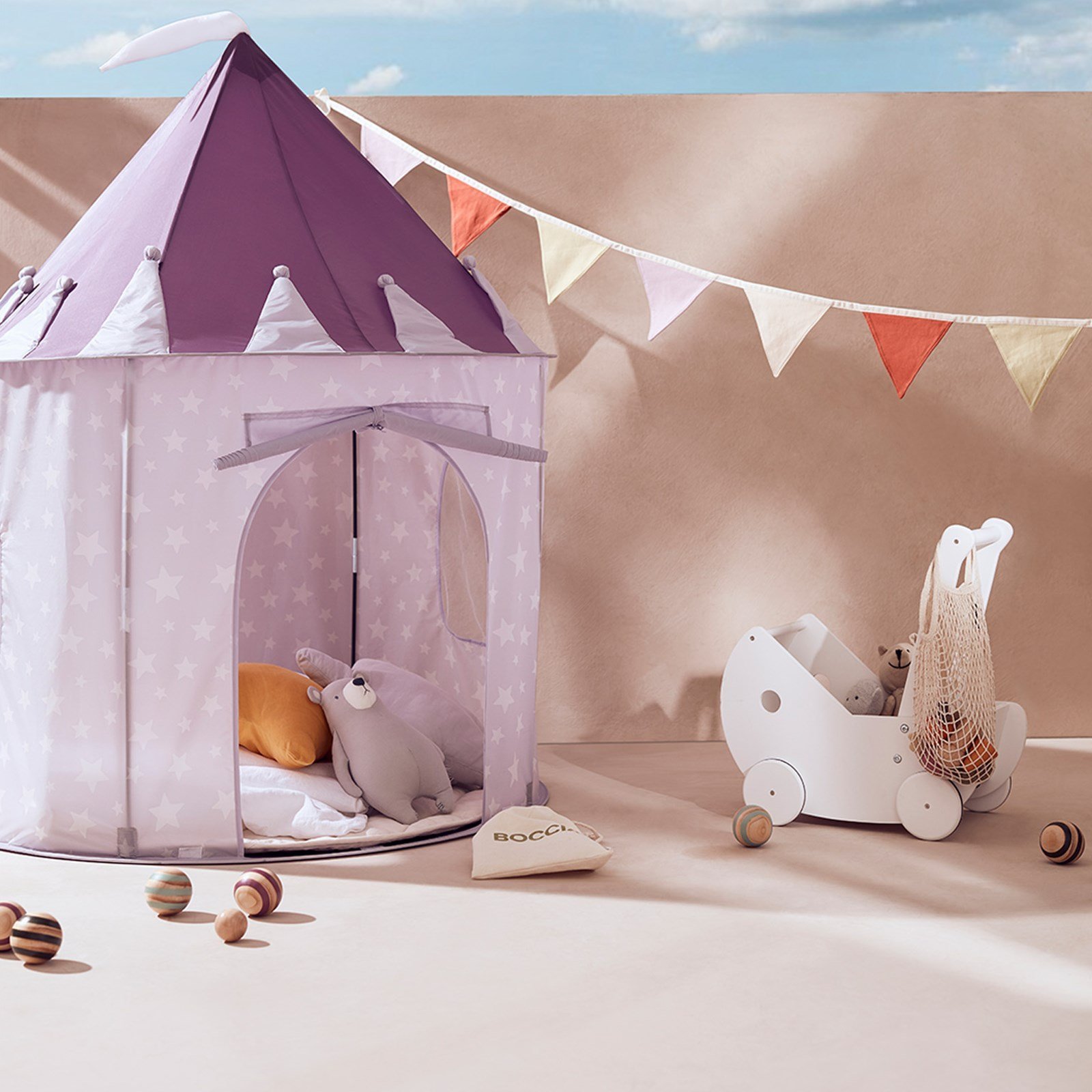 Σκηνή παιχνιδιού Star Λιλά-Kids Concept - Image 2