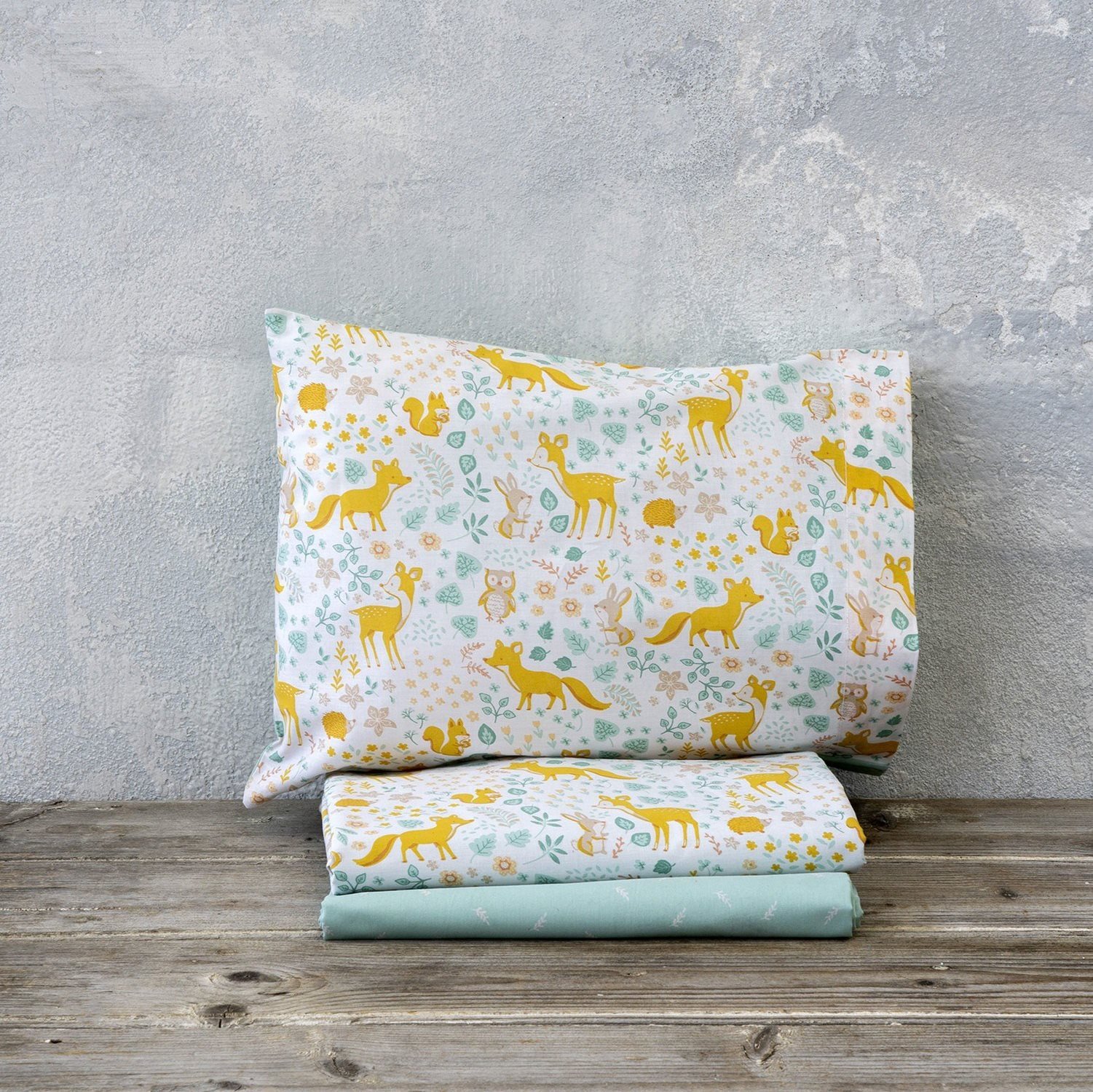 Caramel Forest Σετ Σεντόνια Βρεφικά