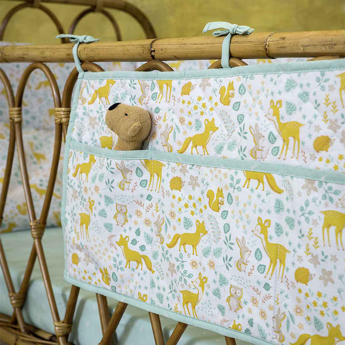 Κρεμαστή Θήκη Οργάνωσης 3 Θέσεων Baby Caramel Forest