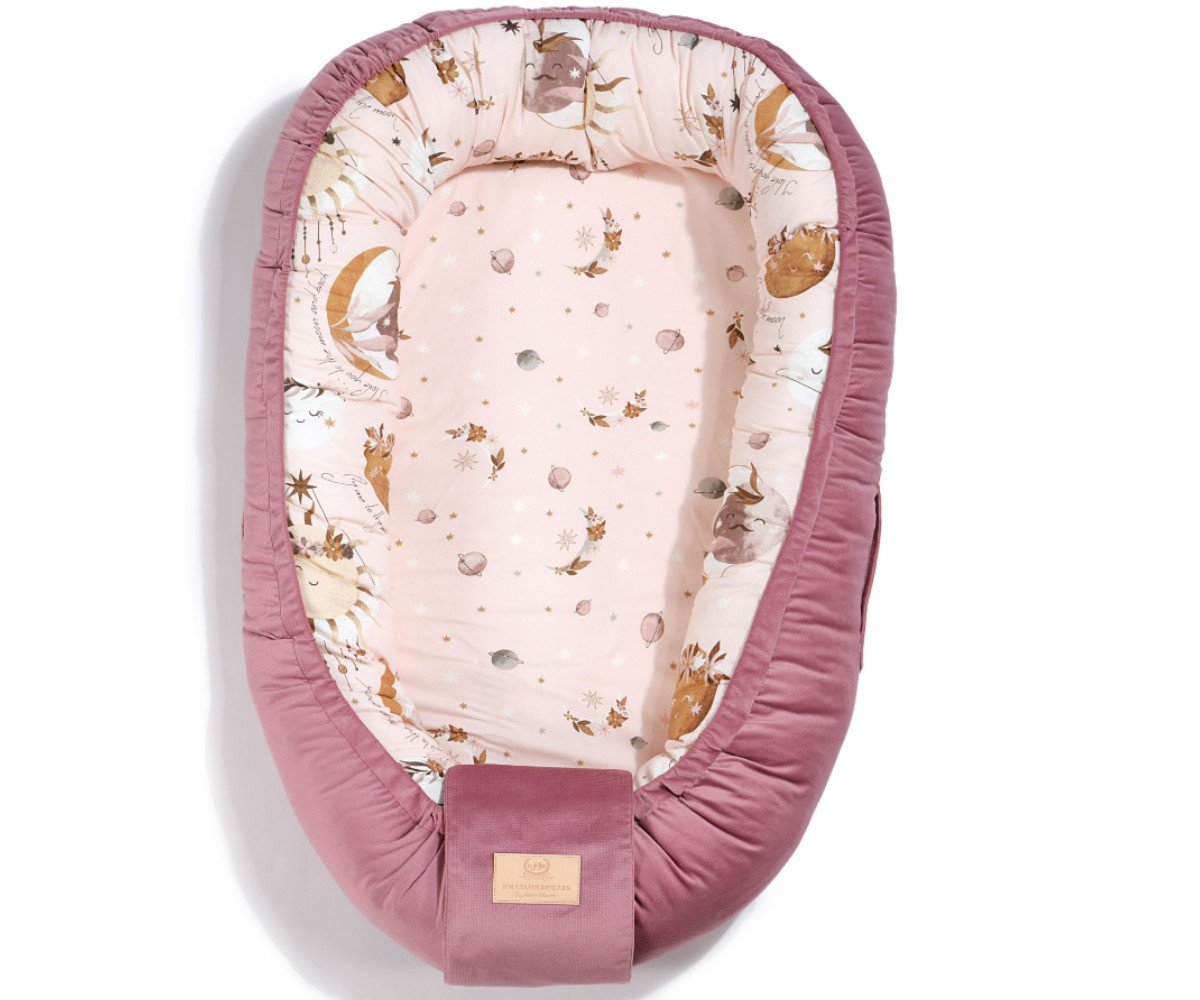 Baby Nest Fly Me To The Moon Nude - Mulberry