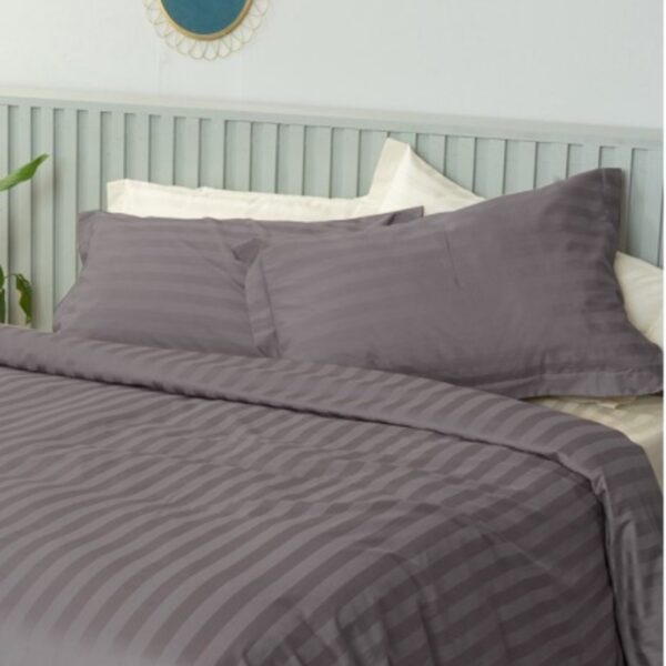 Satin Stripes Ζεύγος Μαξιλαροθήκες