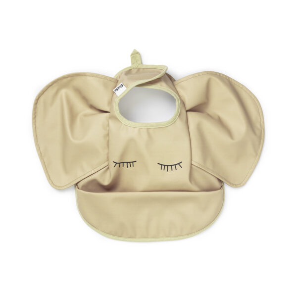 Baby Bib - Elephant Pure Khaki