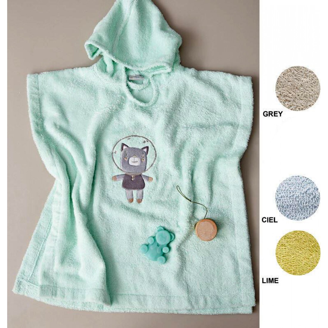 Space Lift Poncho Kids Bath σε 4 Χρώματα