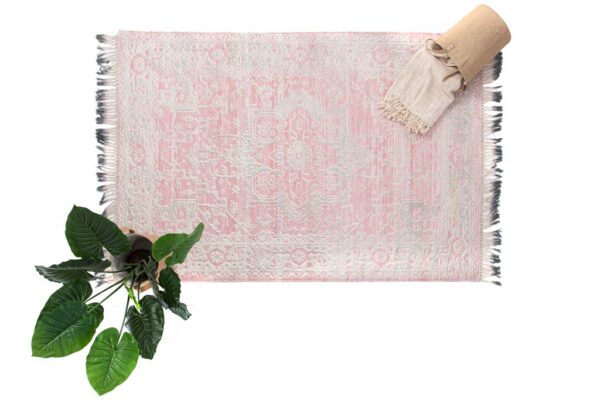 Wadena Χαλί Pink Silver - Image 4