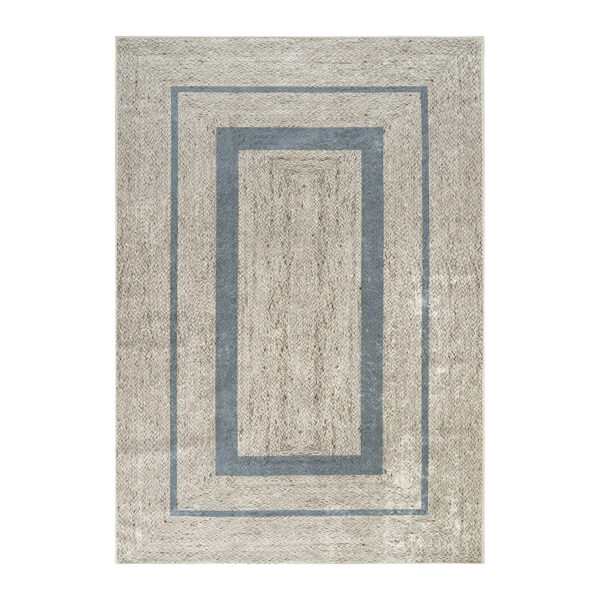 Jute Art 9130 Μπεζ-Μπλε