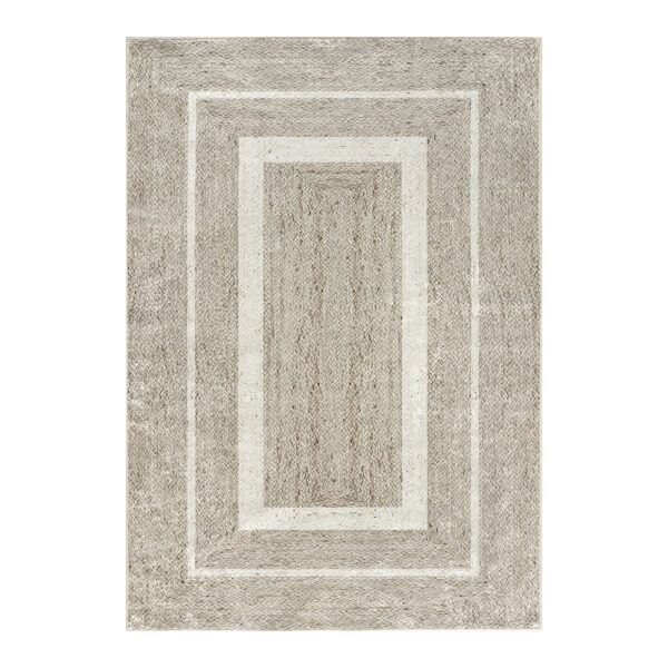 Jute Art 9130 Μπεζ-Λευκό
