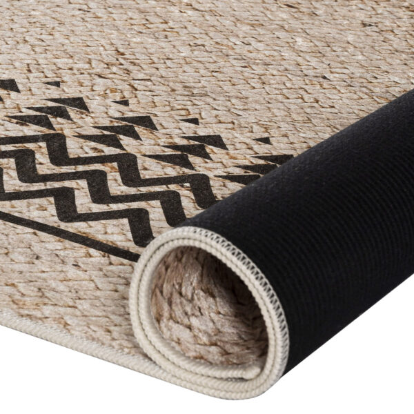 Jute Art 9132 Μπεζ-Μαύρο - Image 2