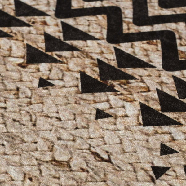 Jute Art 9132 Μπεζ-Μαύρο - Image 3