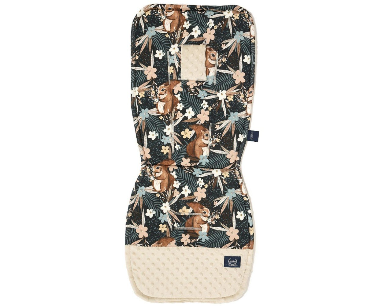 Organic Jersey Stroller Pad- Pretty Barbara – Sand