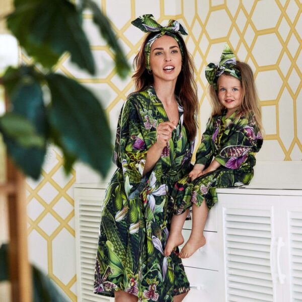 Bamboo Kimono - Vintage Meadow - Image 4