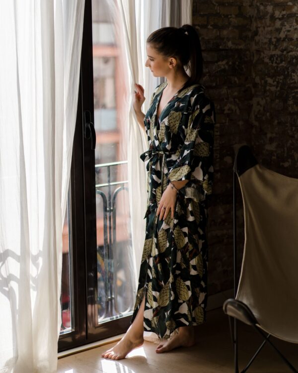 Bamboo Kimono - Vintage Meadow - Image 2