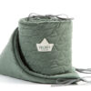 Velvet Πάντα Κούνιας Khaki με Pattern Κορώνας