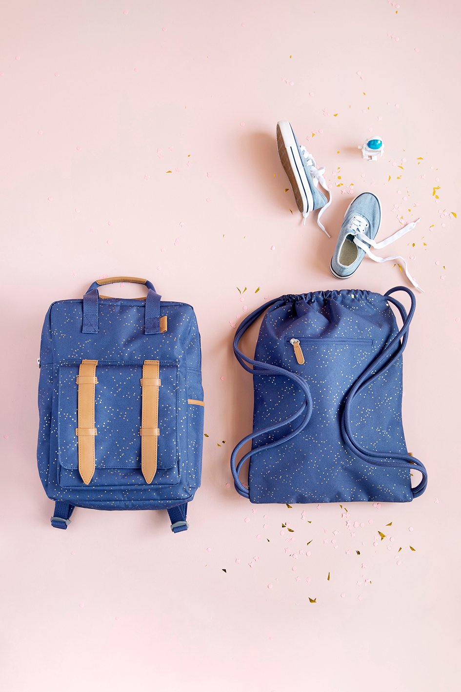 Σακίδιο Πλάτης Fresk - Ιndigo Dots - L - Image 2